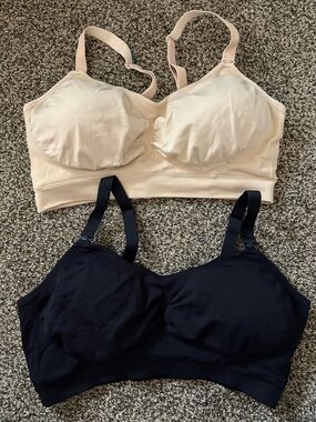 Kindred Bravely Seamless Nursing/Pumpinh Bras in Black and Nude